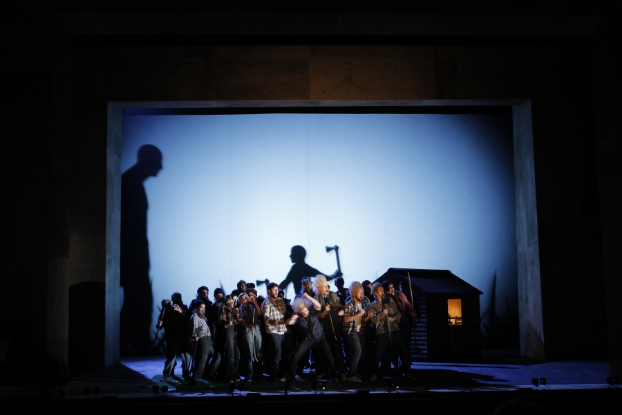 Paul Bunyan, Lighting Design by Peter Harrison, Welsh National Youth Opera, Wales Millennium Centre