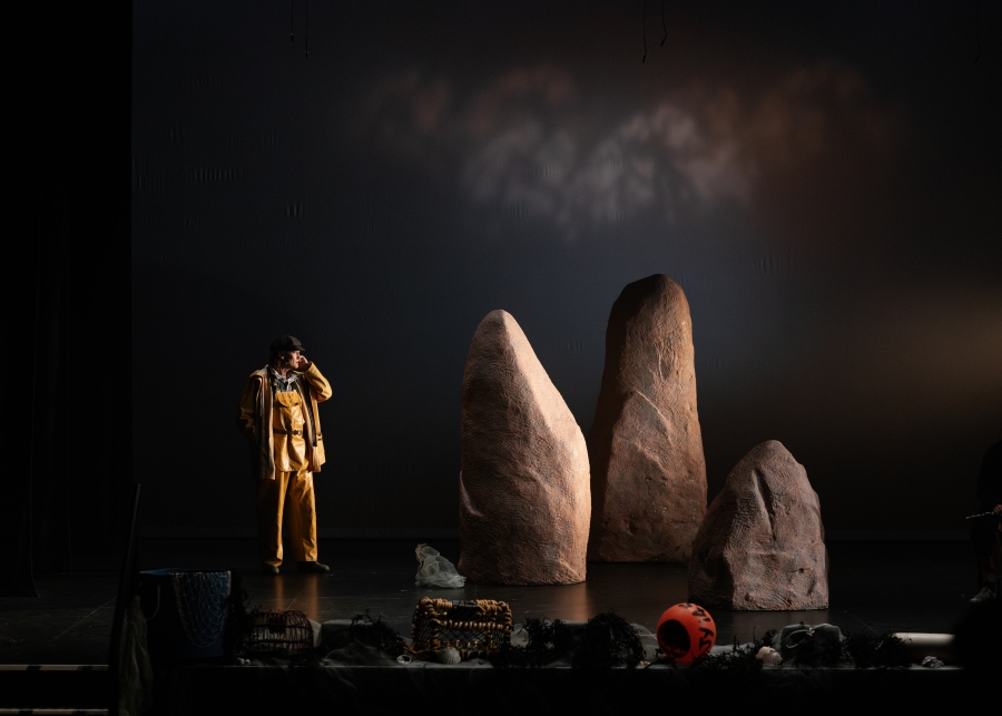 Held in the Tide, Lighting Design by Peter Harrison, ArtHouse Jersey, Jersey Opera House