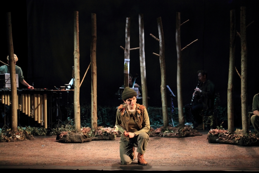 The Vanishing Forest, Lighting Design by Peter Harrison, English Touring Opera, Polka Theatre