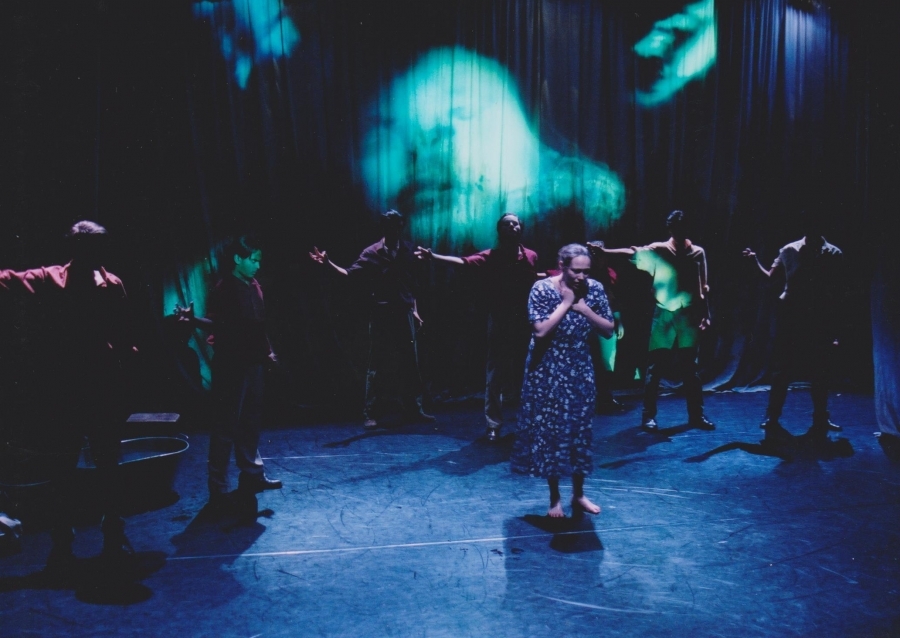 Yerma, Lighting Design by Peter Harrison, West Sussex Youth Theater, Hawth Theatre, Crawley